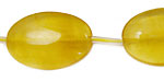 Yellow Fluorite Flat Oval 30x20mm
