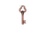 TierraCast Antique Copper (plated) Key Charm 8x22mm