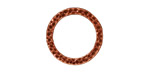 TierraCast Antique Copper (plated) Medium Hammertone Ring 13mm
