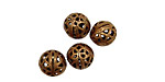 Stampt Copper (plated) Filigree Ball 8mm