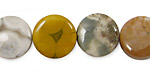 Ocean Jasper Puff Coin 15mm