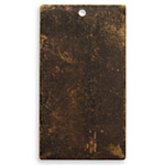 Vintaj Natural Brass Rectangle Altered Blank 18x32mm