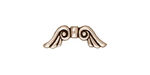 TierraCast Antique Silver (plated) Angel Wings 7x21mm