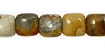 Owyhee Jasper Puff Square 12mm