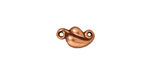 TierraCast Antique Copper (plated) Nouveau Link 13x7mm