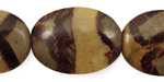 Septaria Flat Oval 30x22mm
