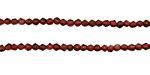 Garnet Faceted Bicone 2-2.5mm