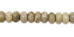Petoskey Stone Rondelle 8mm