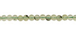 Green Tourmilated Quartz Round 4mm