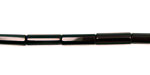 Black Onyx Faceted Tube 13x4mm