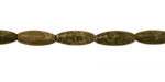 African Green Jasper Rice 12x5mm