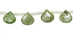 Green Kyanite Flat Teardrop 10mm