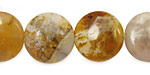 Idaho Plume Agate Puff Coin 18mm
