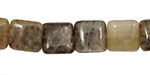 Black Sunstone Puff Square 12mm