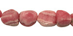 Rhodochrosite Tumbled Nugget 10-15x8-12mm