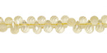 Lemon Quartz Faceted Teardrop 4x6-8mm