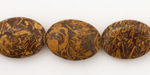 Elephant Skin Jasper Flat Oval 18x13mm