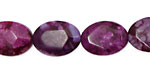 Sugilite Jasper Faceted Flat Oval 18x13mm
