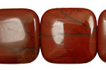 Red Jasper Puff Square 30mm