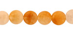 Yellow Jade (nat.) Puff Coin 10mm