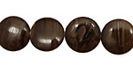 Antique Jasper Puff Coin 15mm