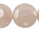 Rose Quartz Puff Coin 35mm