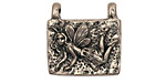 Green Girl Pewter Pixie Pendant 23x23mm
