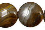 Tiger Iron Puff Coin 30mm