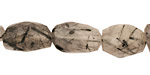 Tourmilated Quartz Faceted Nugget 10-18x9-11mm