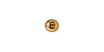 TierraCast Antique Gold (plated) Alphabet Bead 