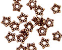 Antique Copper Bead Star Bead Caps 8mm