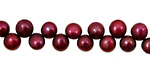 Pepper Red Dancing Button 6-6.5mm