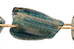 Blue Agate w/Rings Natural Edge Freeform Faceted Slab 37-63x24-36mm