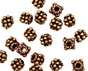 Antique Copper Beaded Box 6mm