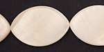 White Fresh Water Shell Horse Eye 29x20mm