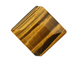 Tiger Eye Faceted Diamond 33x36mm