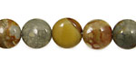 Owyhee Jasper Puff Coin 12mm