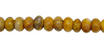 Crazy Lace Agate (yellow) Rondelle 8mm