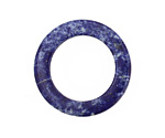 Lapis Drilled Donut 30mm