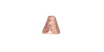 TierraCast Antique Copper (plated) Hammertone Cone 8mm