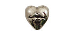 Green Girl Pewter Hot Lips 15x17mm