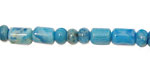 Larimar Blue Crazy Lace 4-6mm Barrel Rondelle