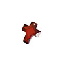 Salsa Faceted Cross 10x12mm