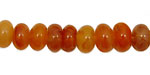 Carnelian (natural) Rondelle 10mm