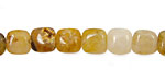 Idaho Plume Agate Puff Square 8mm