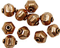 Copper Puff Hexagon 9x9mm