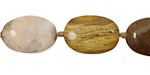 Itasy Jasper Flat Oval 18x13mm