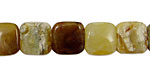 Antique Soocho Jade Puff Square 12mm