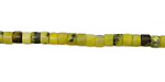 Yellow Turquoise Heishi 4mm