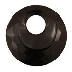Black Onyx Faceted Off Center Donut 50mm